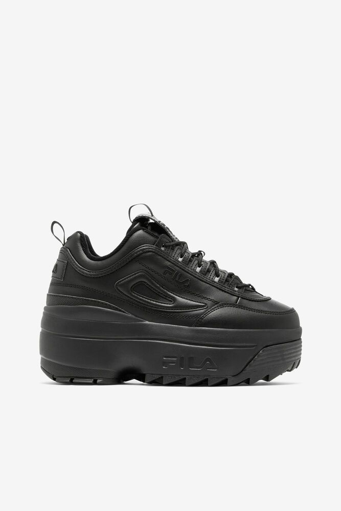 Fila Sneakers Womens Black - Disruptor 2 Wedge - Philippines 4857621-JX